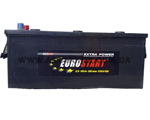 Акумулятор автомобільний 190Ah-12V Eurostart (513х223х223), L, EN1250 0423