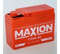 Акумулятор мотоциклетний 2,3Ah-12v Maxion YTR4A-BS (113х48х85) GEL, EN30