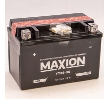 Акумулятор мотоциклетний 8Ah-12v Maxion YTX9-BS (150х87х105) AGM сухозаряджений, L, EN120
