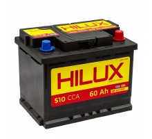 Аккумулятор автомобильный 60Ah-12V HILUX (242х175х190), R, EN510