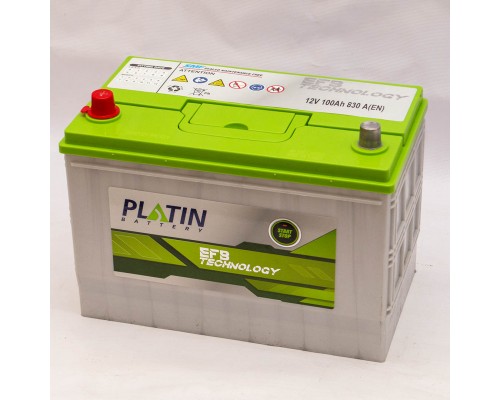 Акумулятор автомобільний 100Ah-12v Platin EFB Start Stop (303х173х225) asia, L, EN830