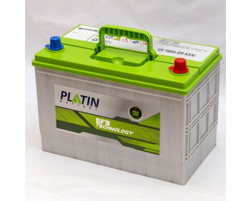 Акумулятор автомобільний 100Ah-12v Platin EFB Start Stop (303х173х225) asia, R, EN830