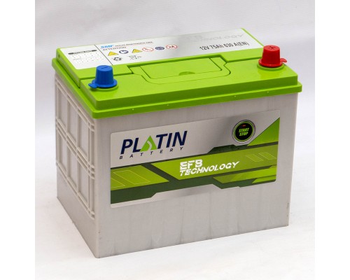 Акумулятор автомобільний 75Ah-12v Platin EFB Start Stop (260х173х225) asia, R, EN630 3670