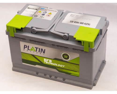 Акумулятор автомобільний 85Ah-12v Platin EFB Start Stop (315х175х190), R, EN800 3668