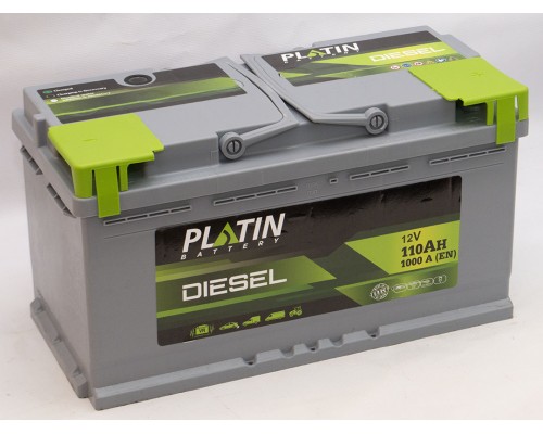 Акумулятор автомобільний 110Ah-12V Platin Diesel (355х175х190), R, EN1000 3715