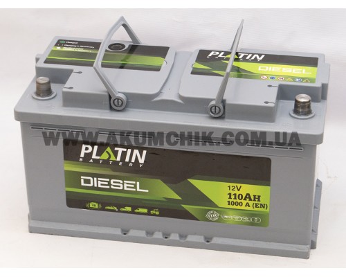 Акумулятор автомобільний 110Ah-12V Platin Diesel (355х175х190), R, EN1000 3715