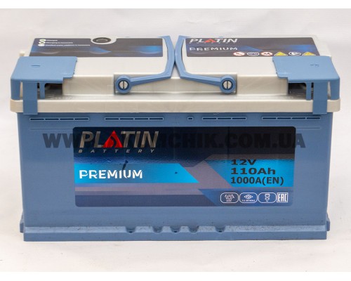 Акумулятор автомобільний 110Ah-12V Platin PRO (355х175х190), R, EN1000 1360