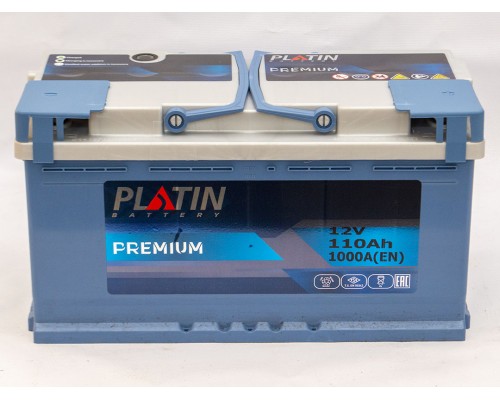 Акумулятор автомобільний 110Ah-12V Platin PRO (355х175х190), R, EN1000 1360