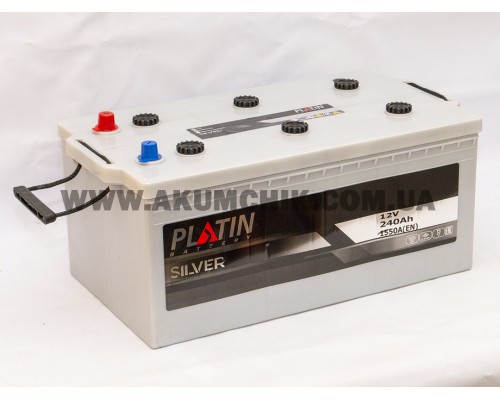 Акумулятор автомобільний 240Ah-12V Platin Silver (518х276х240), L, EN1550 2803