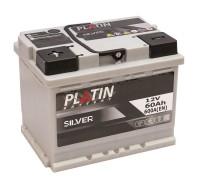 Акумулятор автомобільний 60Ah-12V Platin Silver (242х175х190), L, EN600