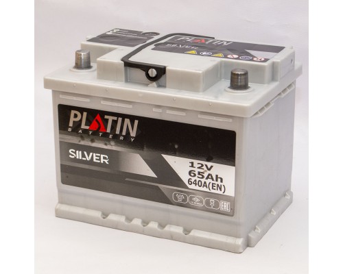 Акумулятор автомобільний 65Ah-12V Platin Silver (242х175х190), L, EN640 3001