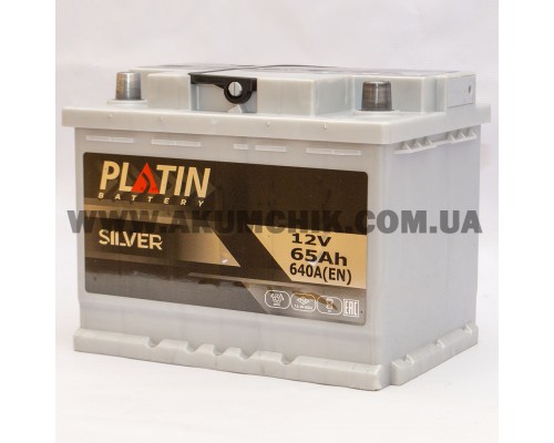 Акумулятор автомобільний 65Ah-12V Platin Silver (242х175х190), L, EN640 3001
