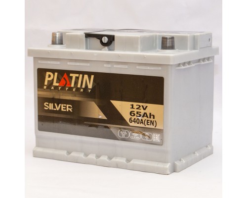Акумулятор автомобільний 65Ah-12V Platin Silver (242х175х190), L, EN640 3001