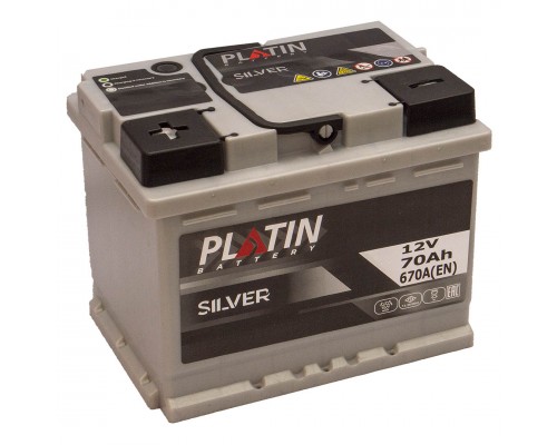 Акумулятор автомобільний 70Ah-12V Platin Silver (242х175х190), L, EN670 2941