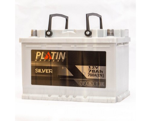 Акумулятор автомобільний 78Ah-12V Platin Silver (278х175х190), R, EN780 3508