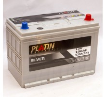 Аккумулятор автомобильный 100Ah-12v Platin Silver Asia (303х173х225), R, EN920