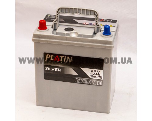 Акумулятор автомобільний 42Ah-12v Platin Silver Asia (197х129х224), L, EN370 2906