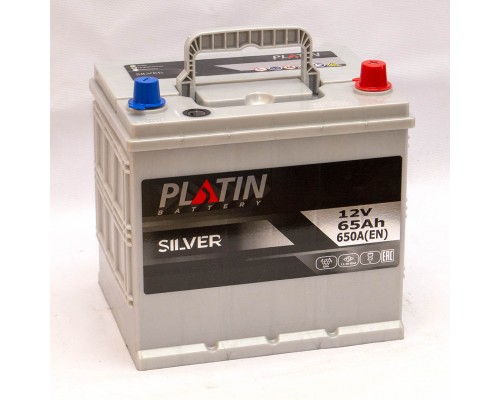 Акумулятор автомобільний 65Ah-12v Platin Silver Asia (232х173х225), R, EN650 3003
