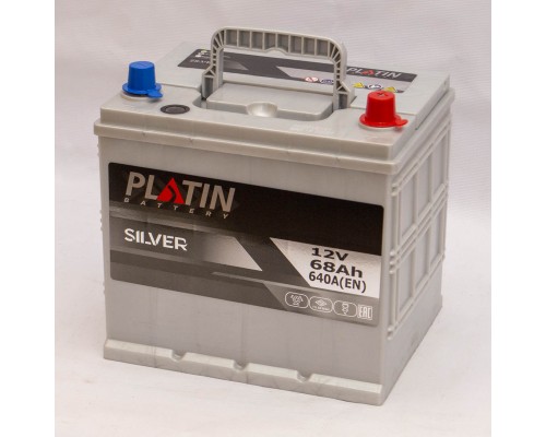 Акумулятор автомобільний 68Ah-12v Platin Silver Asia (232х173х225), R, EN640 2093