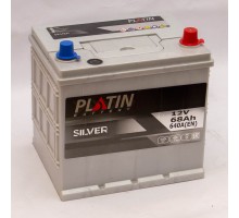 Акумулятор автомобільний 68Ah-12v Platin Silver Asia (232х173х225), R, EN640