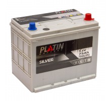 Акумулятор автомобільний 75Ah-12v Platin Silver Asia (260х173х225), R, EN750