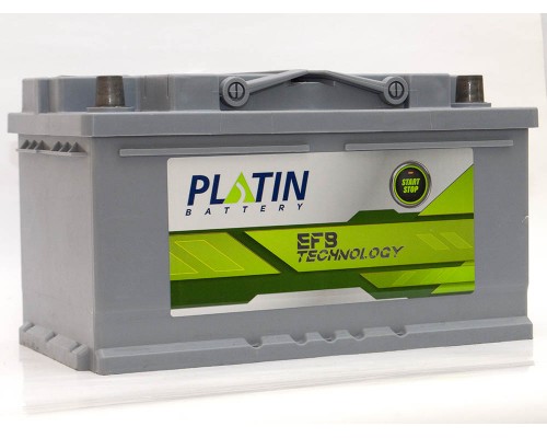 Акумулятор автомобільний 85Ah-12v Platin EFB Start Stop (315х175х175) низький, R, EN800