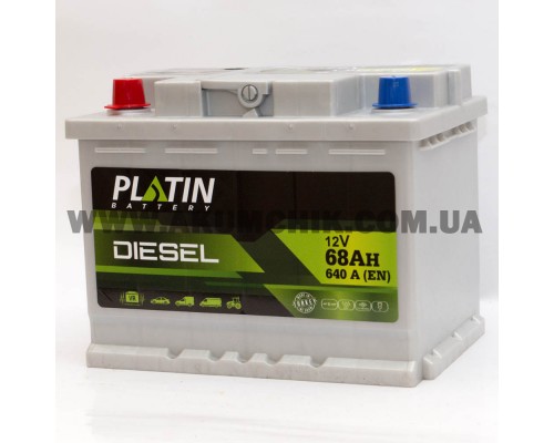Акумулятор автомобільний 68Ah-12V Platin Diesel (242х175х190), L, EN640 3746