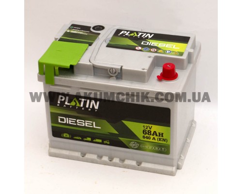 Акумулятор автомобільний 68Ah-12V Platin Diesel (242х175х190), R, EN640 3745