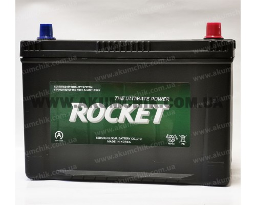 Акумулятор 95Ah-12v Rocket EFB Asia EFB T110L (305х173х225) Start Stop, R, CCA760