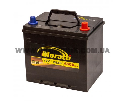 Акумулятор автомобільний 65Ah-12v Moratti Asia (232х173х225), R, EN650