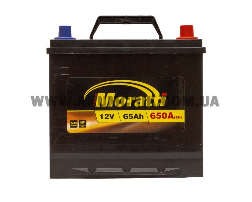 Акумулятор автомобільний 65Ah-12v Moratti Asia (232х173х225), R, EN650