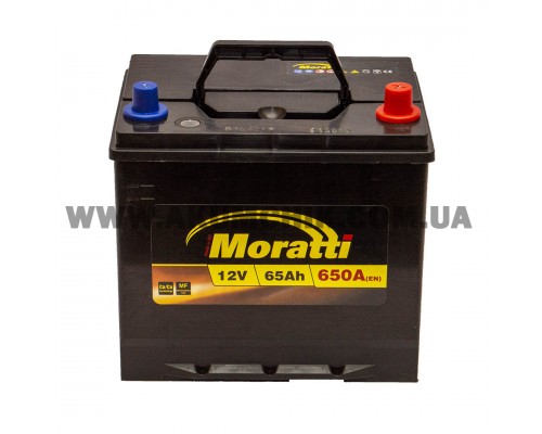 Акумулятор автомобільний 65Ah-12v Moratti Asia (232х173х225), R, EN650