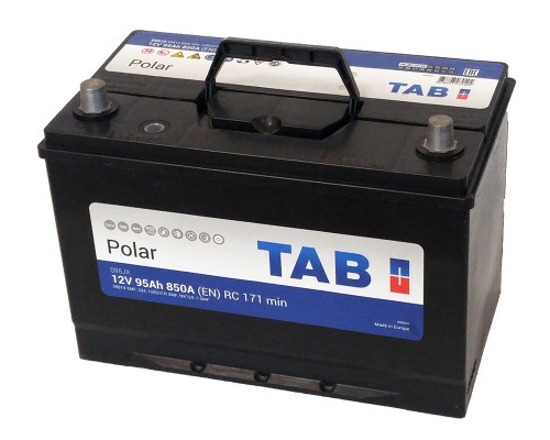 Акумулятор 95Ah-12v TAB Polar 105D31R (303х173х225) Asia , L, EN850