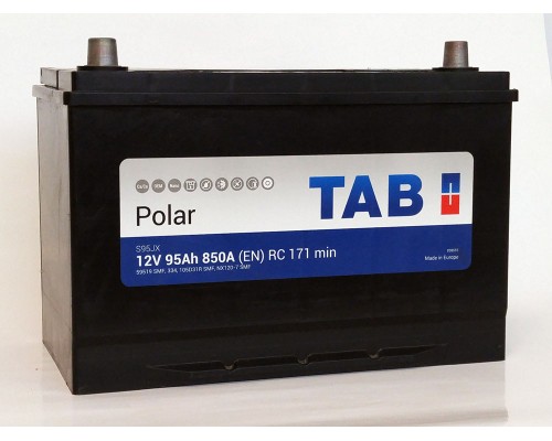 Акумулятор 95Ah-12v TAB Polar 105D31R (303х173х225) Asia , L, EN850