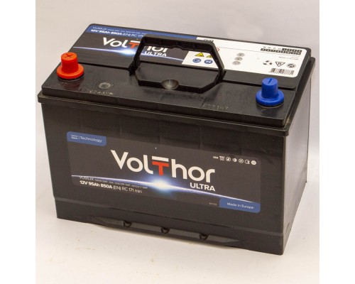 Акумулятор 95Ah-12v Volthor Ultra 105D31R (303х173х225) Asia , L, EN850