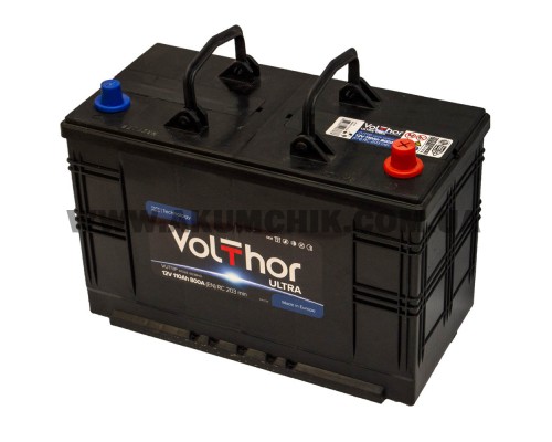 Акумулятор автомобільний 110Ah-12v Volthor Ultra (345х175х238), R, EN800