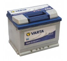 Аккумулятор автомобильный 60Ah-12v Varta Blue Dynamic D43 (242х175х190), L, EN540