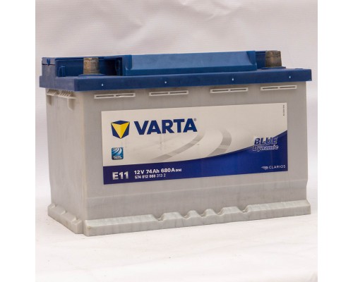 Акумулятор автомобільний 74Ah-12v Varta Blue Dynamic E11 (278х175х190), R, EN680