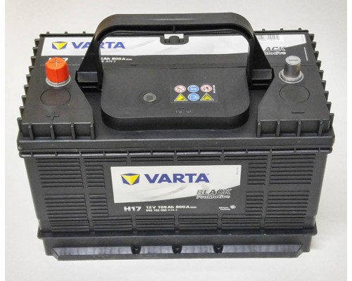 Акумулятор автомобільний 105Ah-12v Varta H17 (330x172x240), Center, EN800
