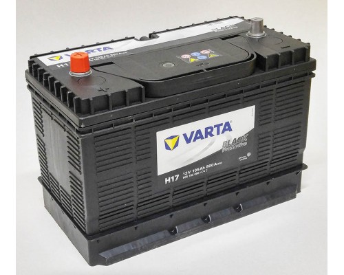 Акумулятор автомобільний 105Ah-12v Varta H17 (330x172x240), Center, EN800