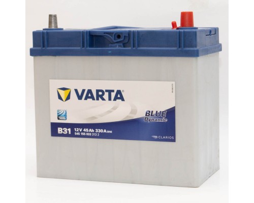Акумулятор 45Ah-12v Varta Blue Dynamic B31(238х129х227) Asia тонкі клеми, R, EN330