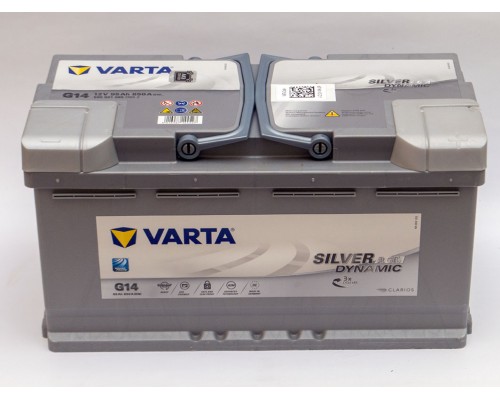 Акумулятор автомобільний 95Ah-12v Varta Silver Dynamic AGM G14 (353х175х190) Start Stop, R, EN850
