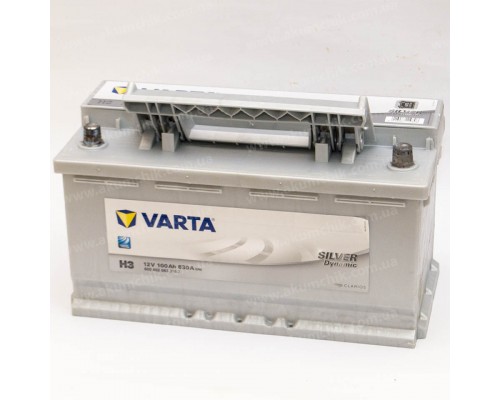 Акумулятор автомобільний 100Ah-12v Varta Silver Dynamic H3 (353х175х190), R, EN830
