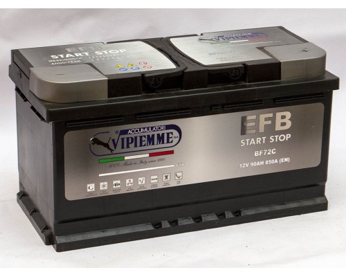Акумулятор автомобільний 90Ah-12V Vipiemme BF72C (353х175х190) Start Stop EFB, R, EN850