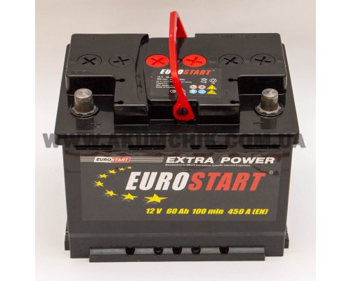Акумулятор автомобільний 60Ah-12V Eurostart (242х175х190), L, EN450