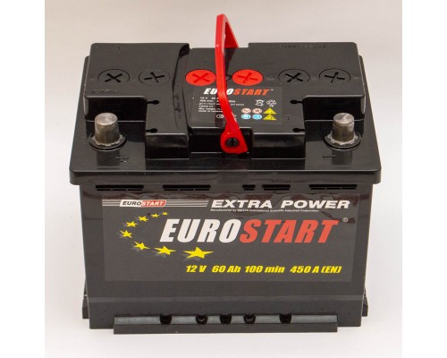 Акумулятор автомобільний 60Ah-12V Eurostart (242х175х190), L, EN450