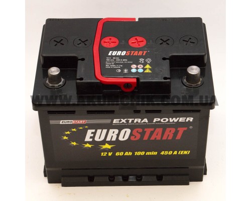 Акумулятор автомобільний 60Ah-12V Eurostart (242х175х190), R, EN450