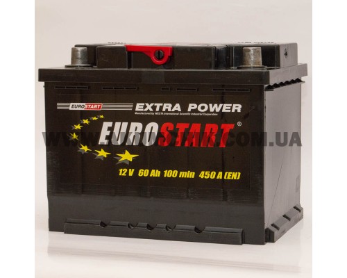 Акумулятор автомобільний 60Ah-12V Eurostart (242х175х190), R, EN450