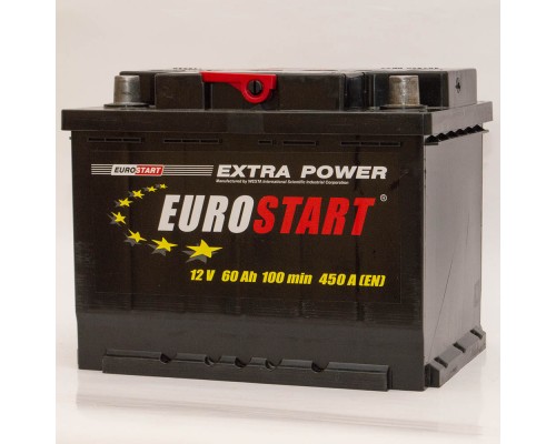 Акумулятор автомобільний 60Ah-12V Eurostart (242х175х190), R, EN450