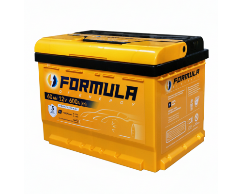 Акумулятор автомобільний 6CT-60 FORMULA Professional 60Ah-12V (242х175х175), (+ зліва), EN600